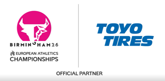 Partnership logo European Athletics and Toyo Tires